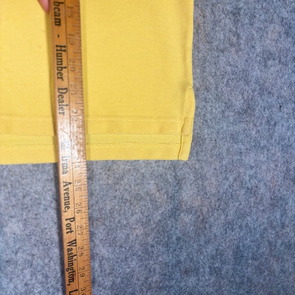 GAP Polo Shirt Boys XL Yellow Short‎ Sleeve Cotton Pique Classic Preppy Top VTG